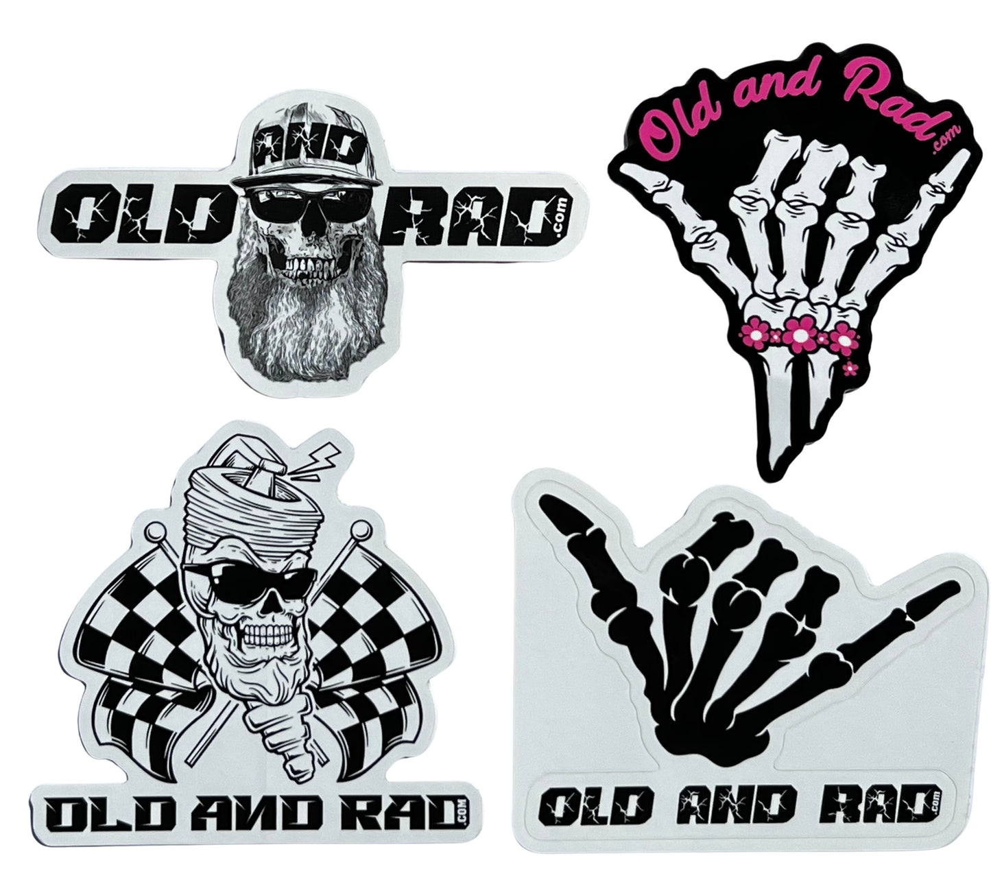 4 PACK STICKERS