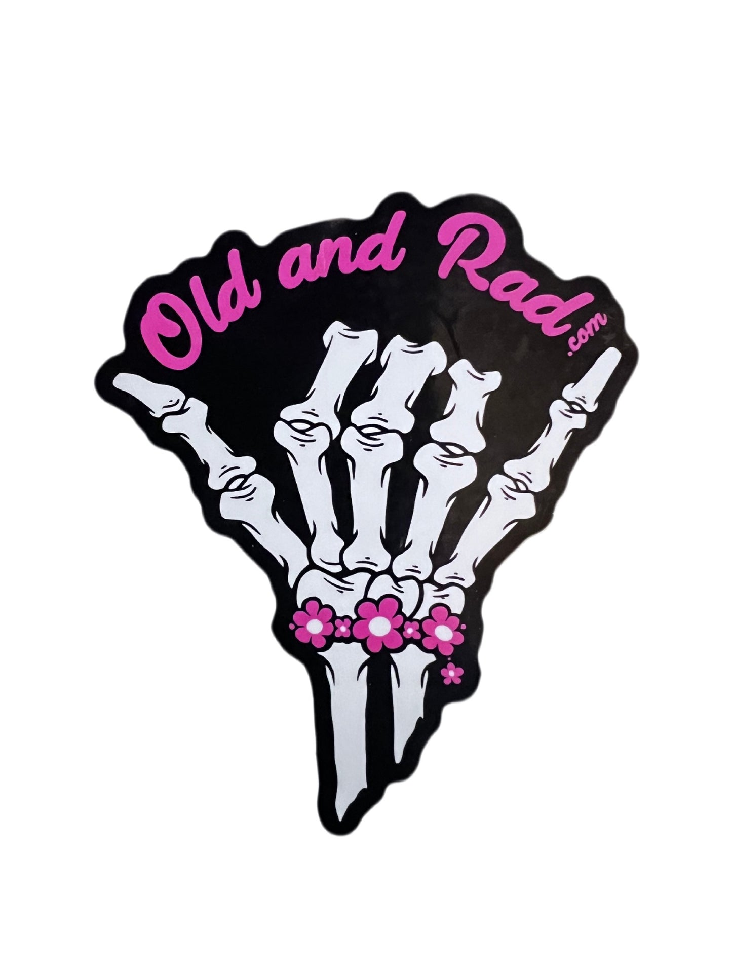 OLD AND RAD PINK HANG LOOSE STICKER