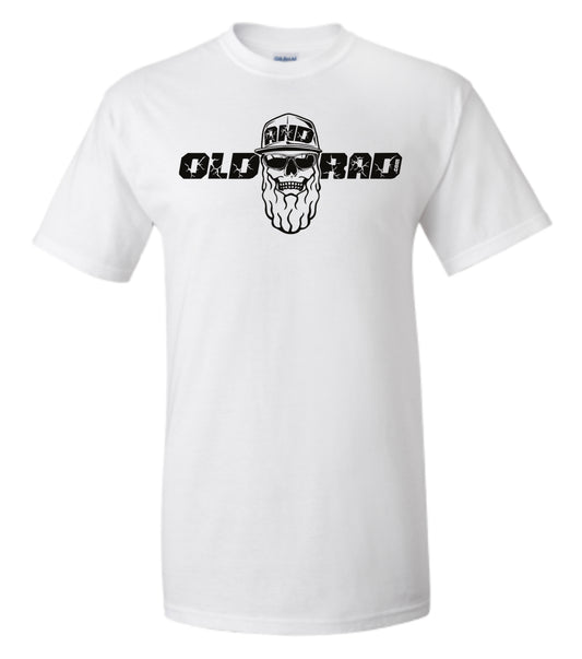 OLD AND RAD LOGO WHITE